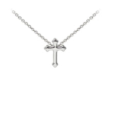 Load image into Gallery viewer, Wind &amp; Fire Fancy Cross Sterling Silver Dainty Necklace
