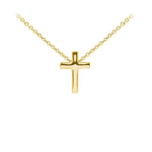 Wind & Fire Cross Sterling Silver Dainty Necklace