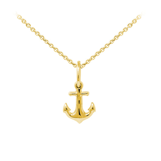 Wind & Fire Anchor Sterling Silver Dainty Necklace