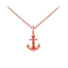 Load image into Gallery viewer, Wind &amp; Fire Anchor Sterling Silver Dainty Necklace
