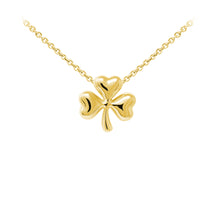 Load image into Gallery viewer, Wind &amp; Fire Shamrock Sterling Silver Dainty Necklace
