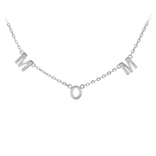 Load image into Gallery viewer, M-O-M Stations Sterling Silver Dainty Necklace
