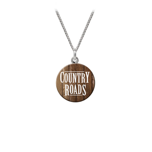 Wind & Fire West Virginia Country Roads Statement Necklace (16mm Art Disc)