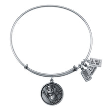 Load image into Gallery viewer, Wind &amp; Fire Queen Bee Charm Bangle
