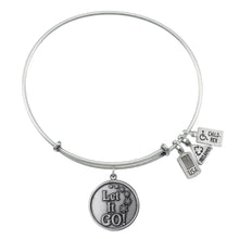 Load image into Gallery viewer, Wind &amp; Fire Let It Go Charm Bangle
