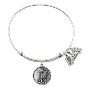 Wind & Fire Let It Go Charm Bangle