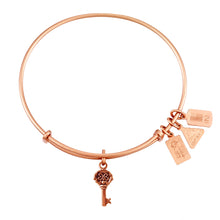 Load image into Gallery viewer, Wind &amp; Fire Key to My Heart Charm Bangle
