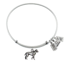 Load image into Gallery viewer, Wind &amp; Fire Dog Charm Bangle
