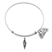 Load image into Gallery viewer, Wind &amp; Fire Sea Shell Charm Bangle
