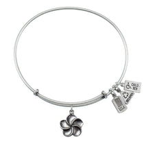 Load image into Gallery viewer, Wind &amp; Fire Plumeria Charm Bangle

