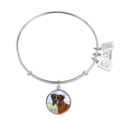 Wind & Fire Boxer Charm Bangle