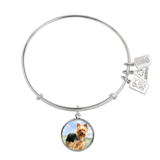Wind & Fire Yorkshire Terrier Charm Bangle