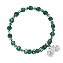 Load image into Gallery viewer, Wind &amp; Fire Emerald Crystal Wrap Bracelet
