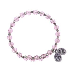 Wind & Fire Pink Diamond Crystal Wrap Bracelet