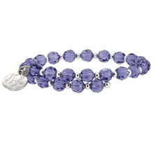 Load image into Gallery viewer, Wind &amp; Fire Tanzanite Crystal Wrap Bracelet
