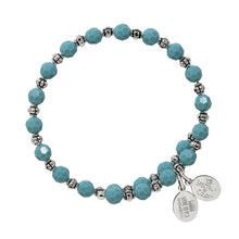 Load image into Gallery viewer, Wind &amp; Fire Turquoise Crystal Wrap Bracelet
