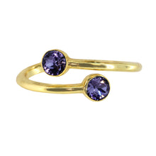 Load image into Gallery viewer, Wind &amp; Fire TANZANITE Sterling Silver Ring Wrap
