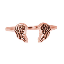 Load image into Gallery viewer, Wind &amp; Fire Angel Wings Sterling Silver Ring Wrap
