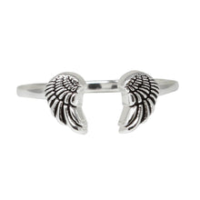 Load image into Gallery viewer, Wind &amp; Fire Angel Wings Sterling Silver Ring Wrap
