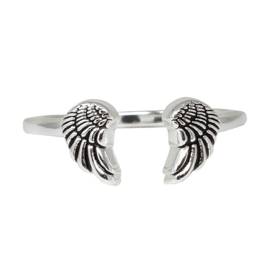 Wind & Fire Angel Wings Sterling Silver Ring Wrap