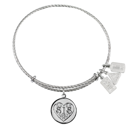 Wind & Fire SIS Sterling Silver Charm Bangle